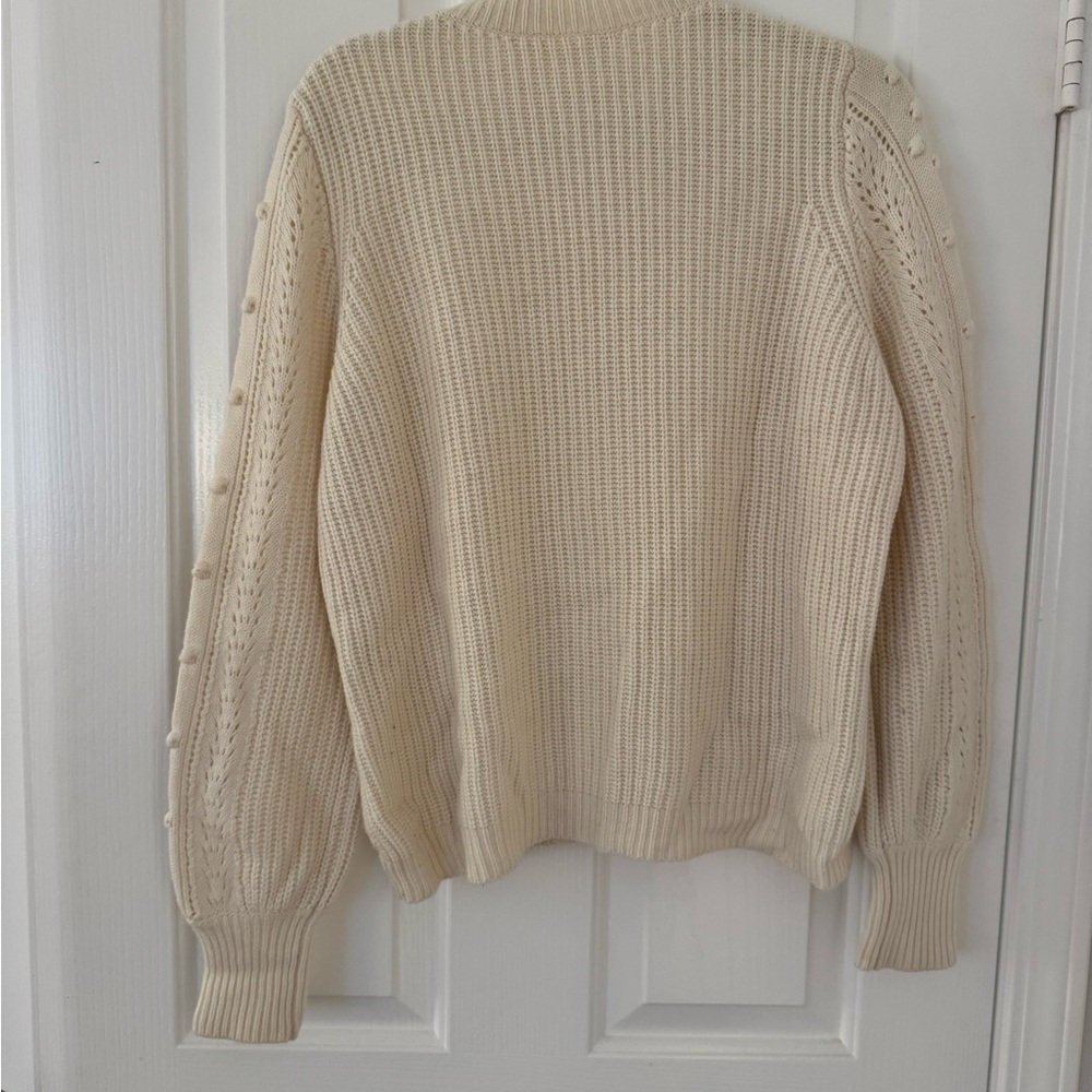 Sezane Pull Solal Cream Sweater - Picture 6 of 6